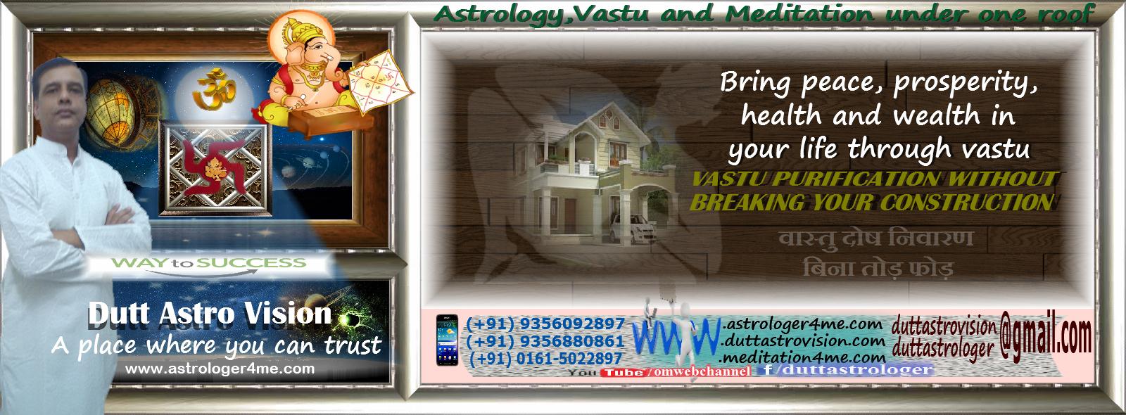 Get Vastu Consultation by Astrologer Parkash Dutt for peace, prosperity, health, and wealth in your life